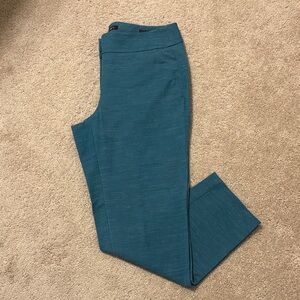Ann Taylor Loft Teal Julie Ankle Pants